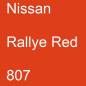 Preview: Nissan, Rallye Red, 807.